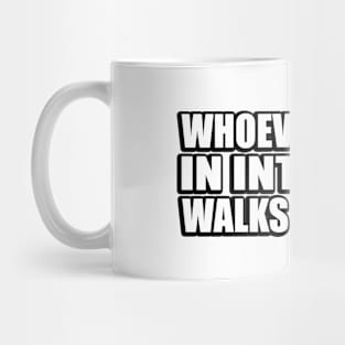 Whoever walks in integrity walks securely Mug